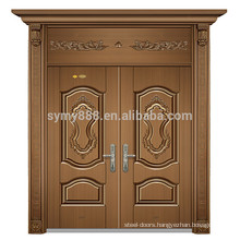 New popular front door design customized Exterior Double Villa Door